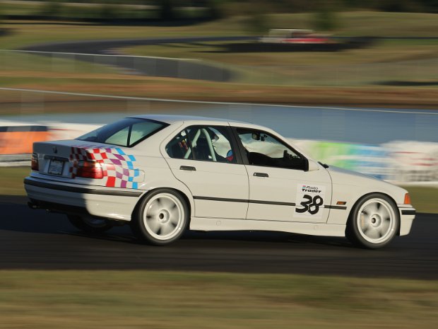 38 White BMW